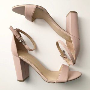 Guess Ankle Strap Block Heels